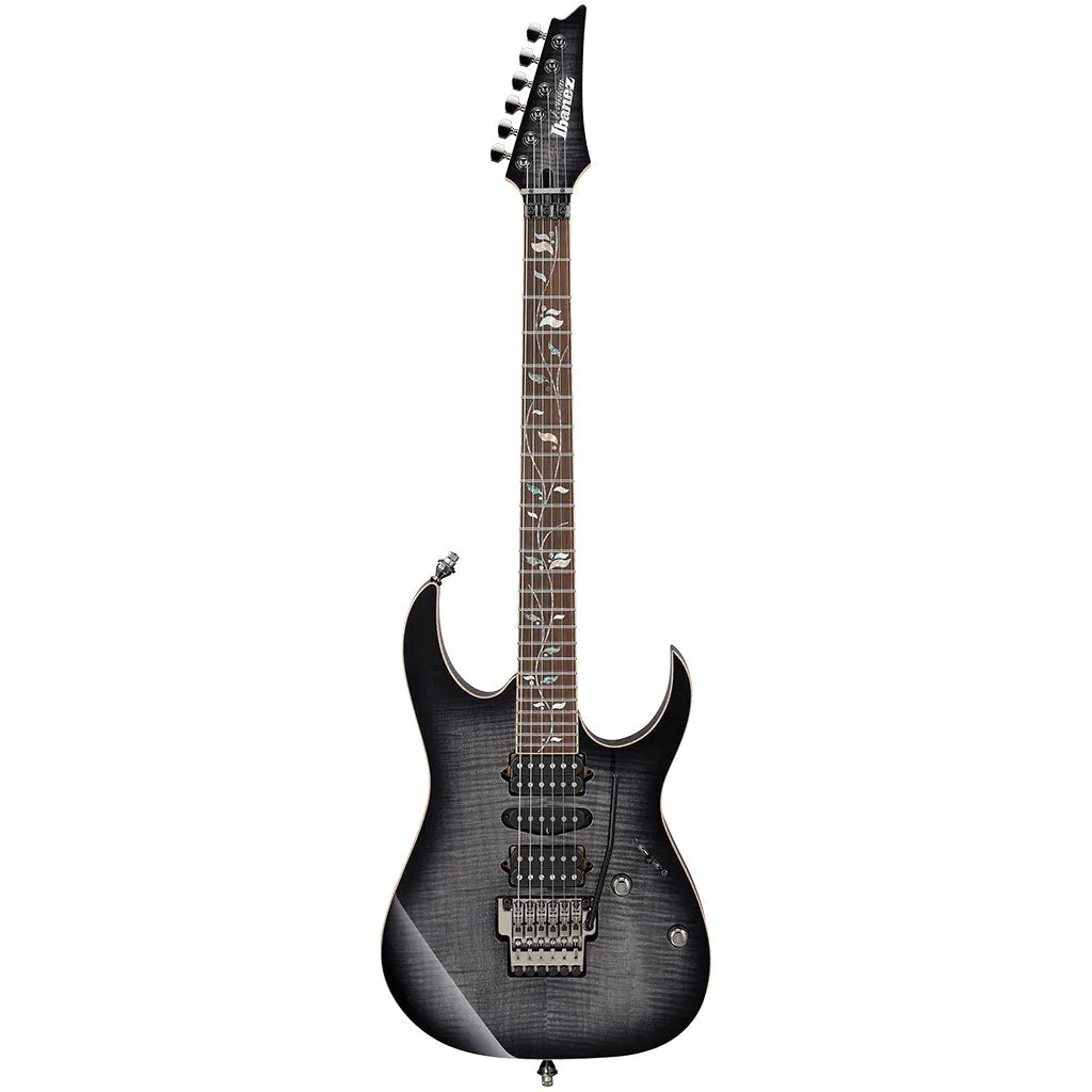 Ibanez - RG8570 J-Custom Electric Guitar with Case - Black Rutile