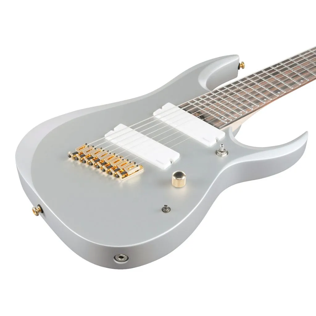 Ibanez RGDMS8 8 String Electric Guitar - Classic Silver Matte