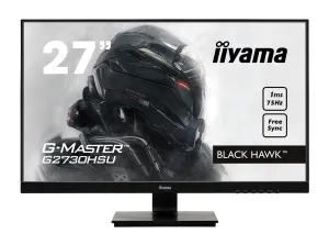 iiyama Black Hawk G-MASTER G2730HSU-B1 27" Full HD Gaming Monitor - 75Hz, 1ms, TN, AMD FreeSync, Speakers, Black