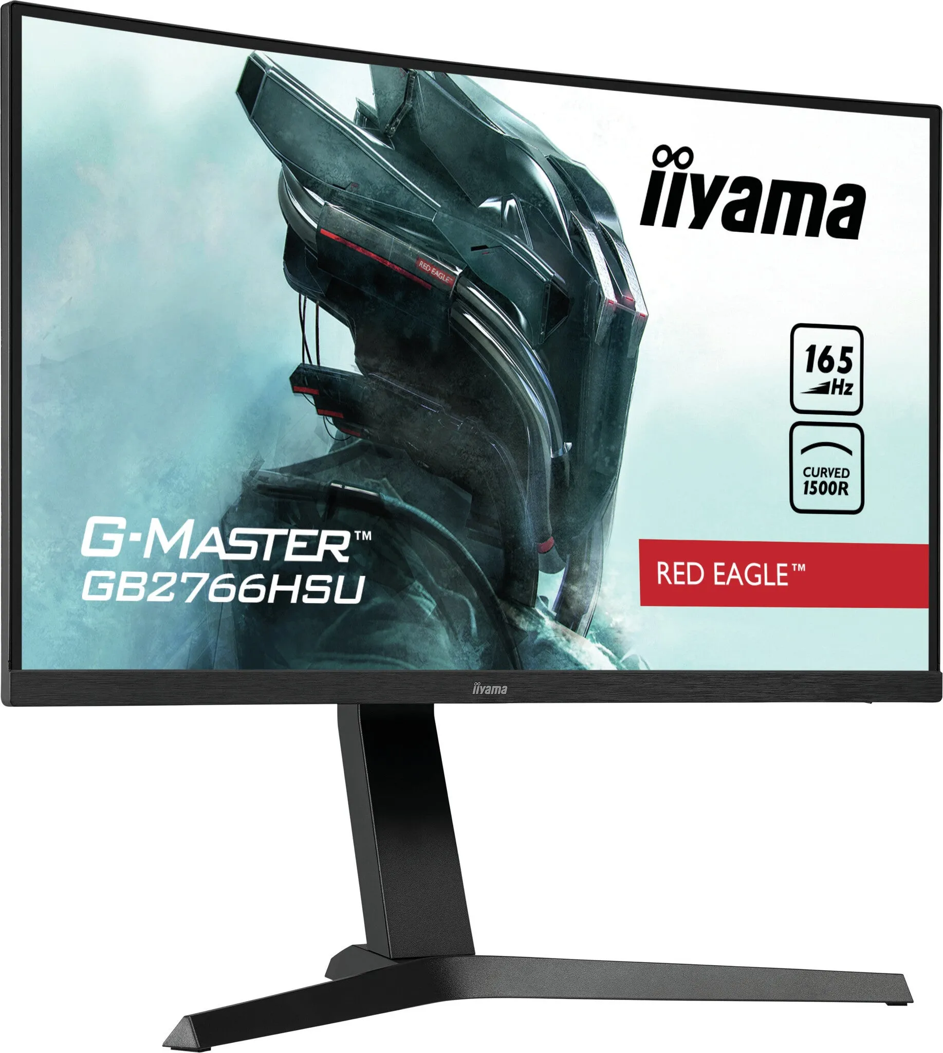 iiyama G-MASTER GB2766HSU-B1 27" Full HD Curved Gaming Monitor - 165Hz, 1ms, VA, AMD FreeSync Premium, Height Adjustable, Speakers, Black