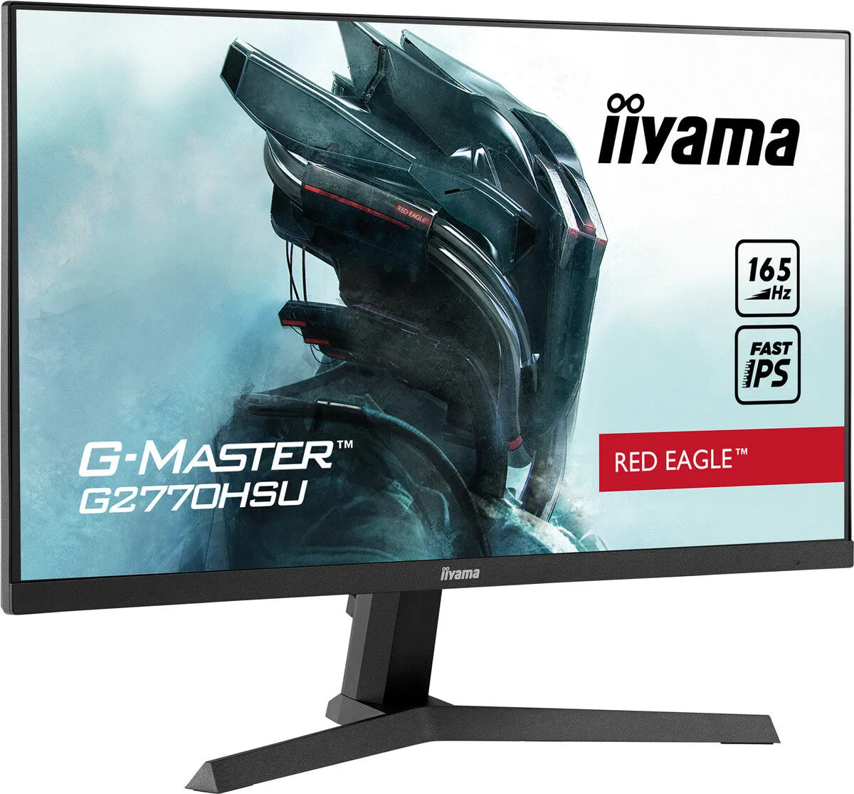 iiyama G-MASTER Red Eagle G2770HSU-B1 27" Full HD Gaming Monitor - 165Hz, 0.8ms, IPS, AMD FreeSync Premium, Speakers, Black