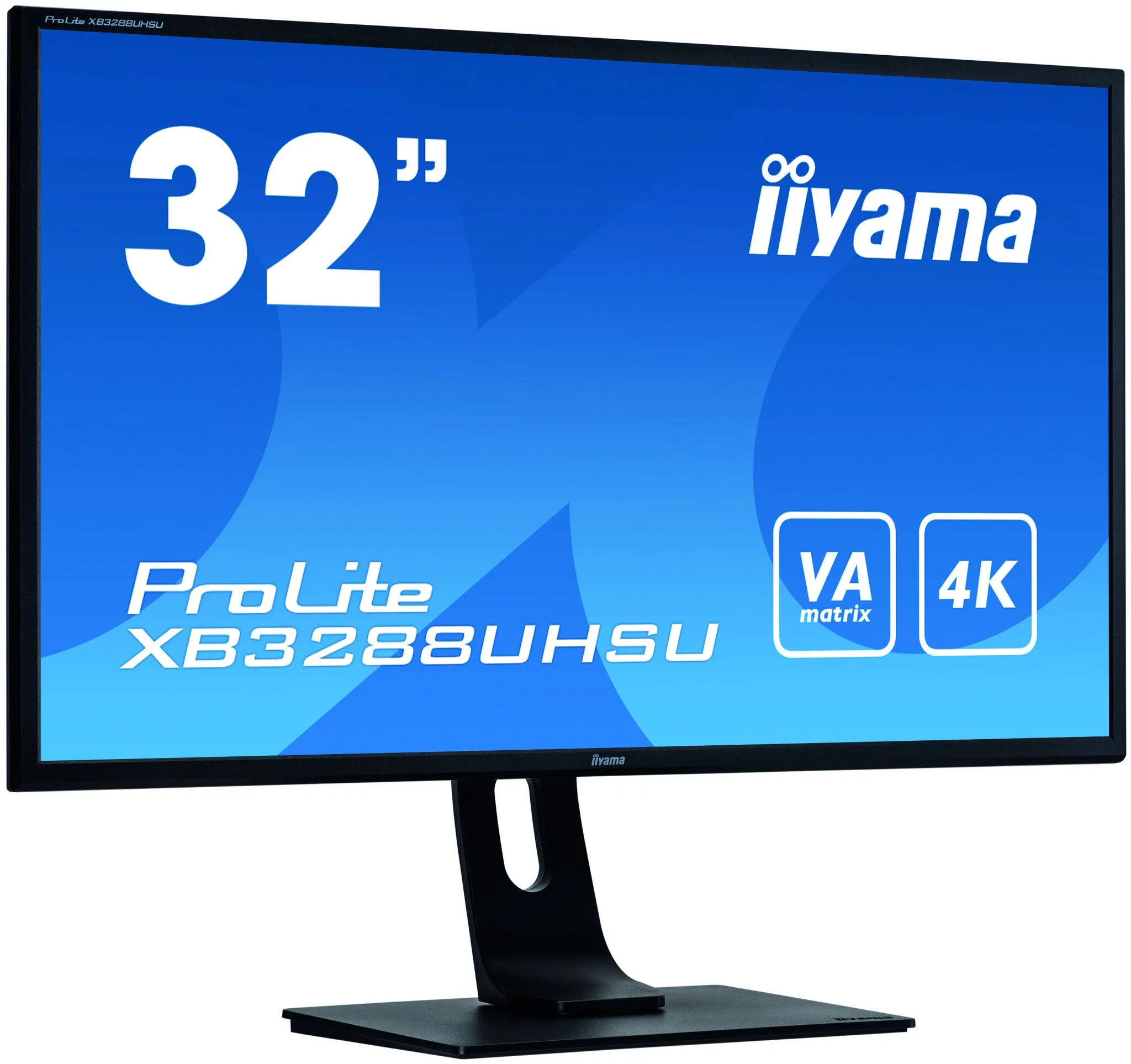 iiyama ProLite XB3288UHSU-B1 31.5" 4K Ultra HD Monitor - 60Hz, 3ms, VA, Height Adjustable, Speakers, Black