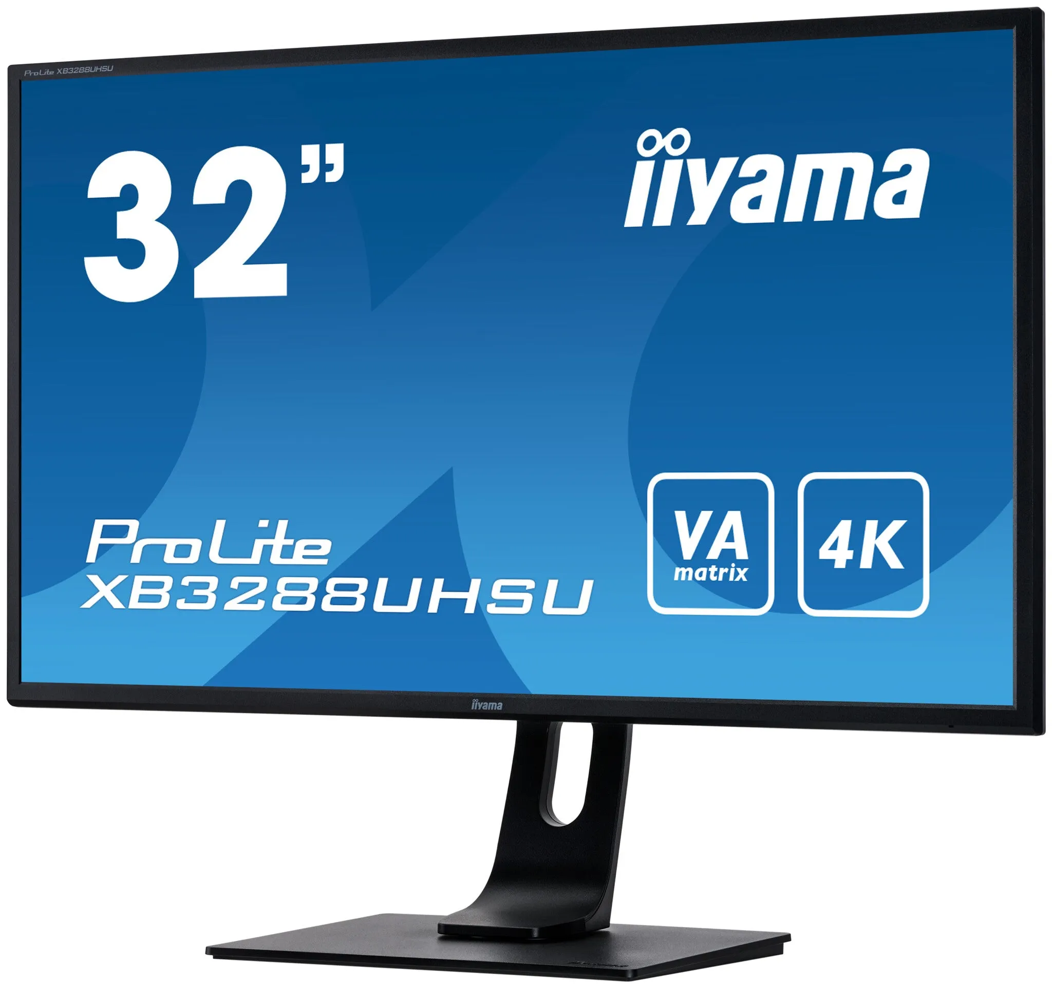 iiyama ProLite XB3288UHSU-B1 31.5" 4K Ultra HD Monitor - 60Hz, 3ms, VA, Height Adjustable, Speakers, Black