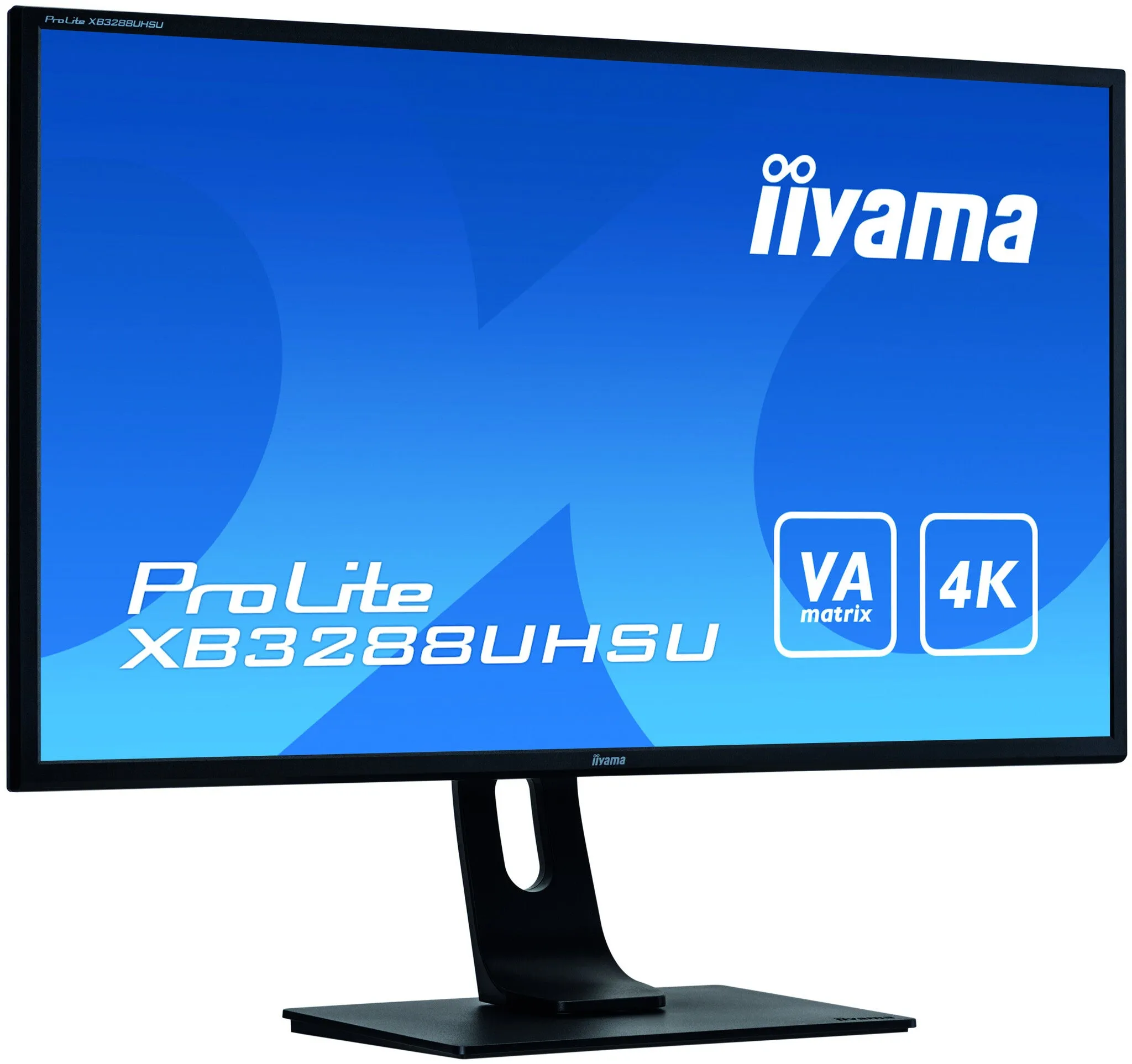 iiyama ProLite XB3288UHSU-B1 31.5" 4K Ultra HD Monitor - 60Hz, 3ms, VA, Height Adjustable, Speakers, Black