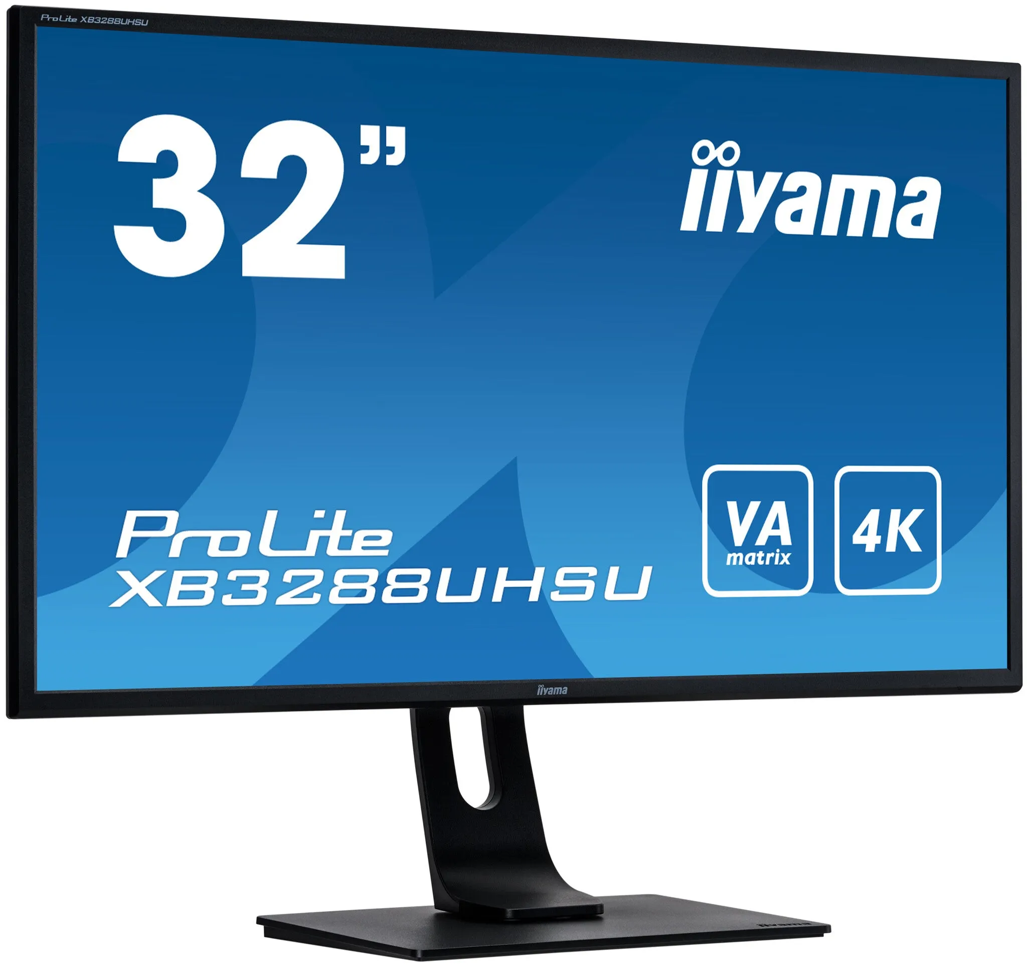 iiyama ProLite XB3288UHSU-B1 31.5" 4K Ultra HD Monitor - 60Hz, 3ms, VA, Height Adjustable, Speakers, Black