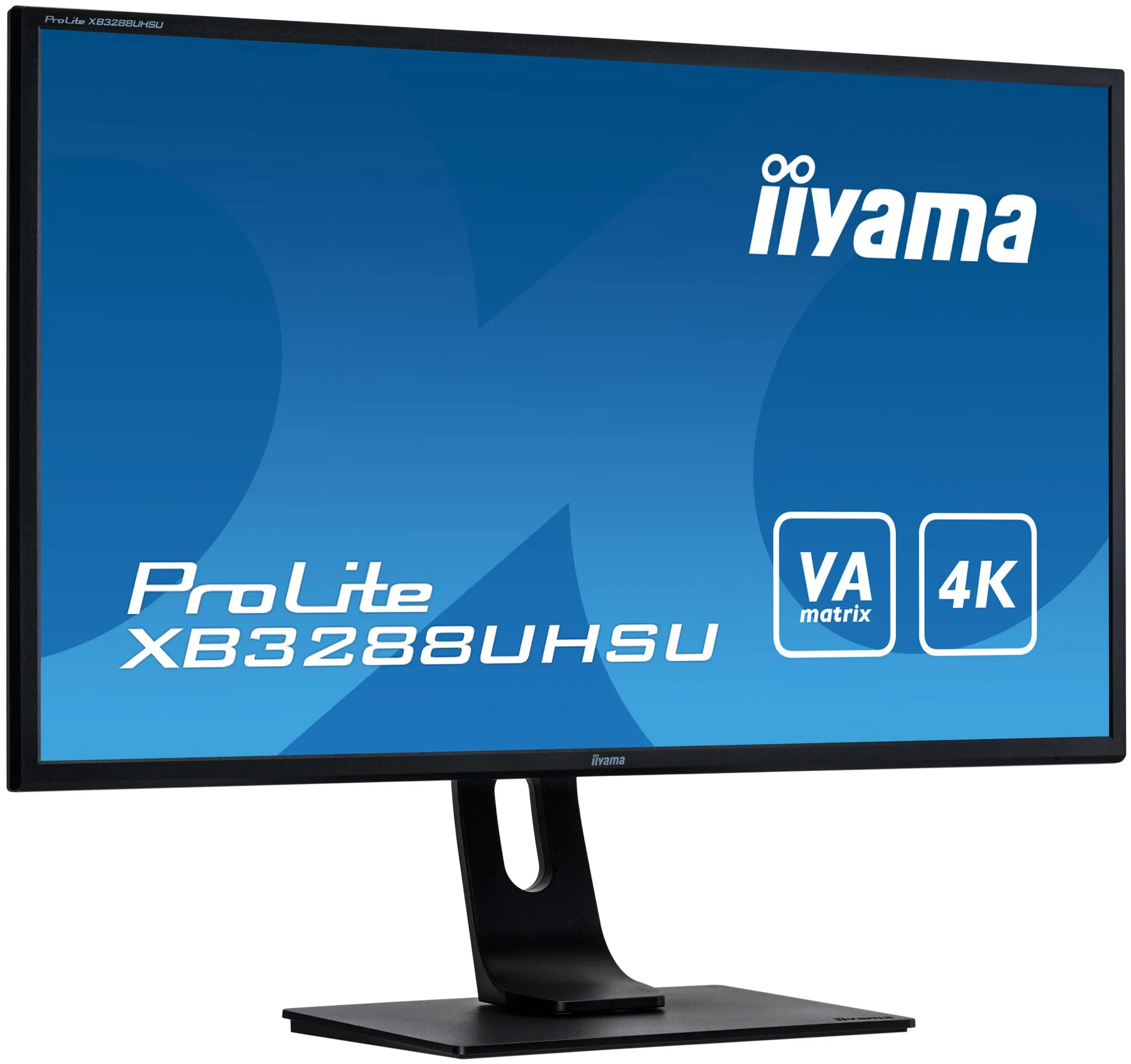 iiyama ProLite XB3288UHSU-B1 31.5" 4K Ultra HD Monitor - 60Hz, 3ms, VA, Height Adjustable, Speakers, Black