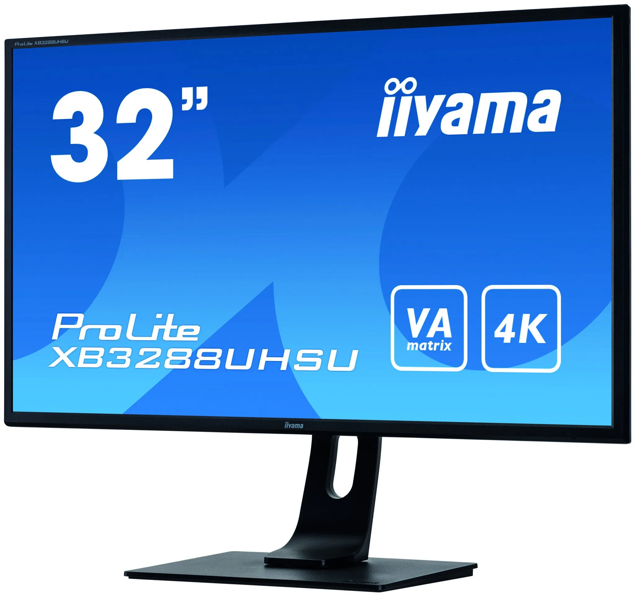 iiyama ProLite XB3288UHSU-B1 31.5" 4K Ultra HD Monitor - 60Hz, 3ms, VA, Height Adjustable, Speakers, Black