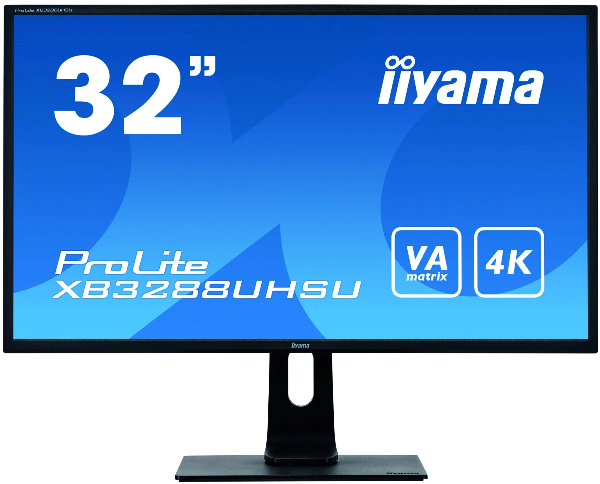 iiyama ProLite XB3288UHSU-B1 31.5" 4K Ultra HD Monitor - 60Hz, 3ms, VA, Height Adjustable, Speakers, Black