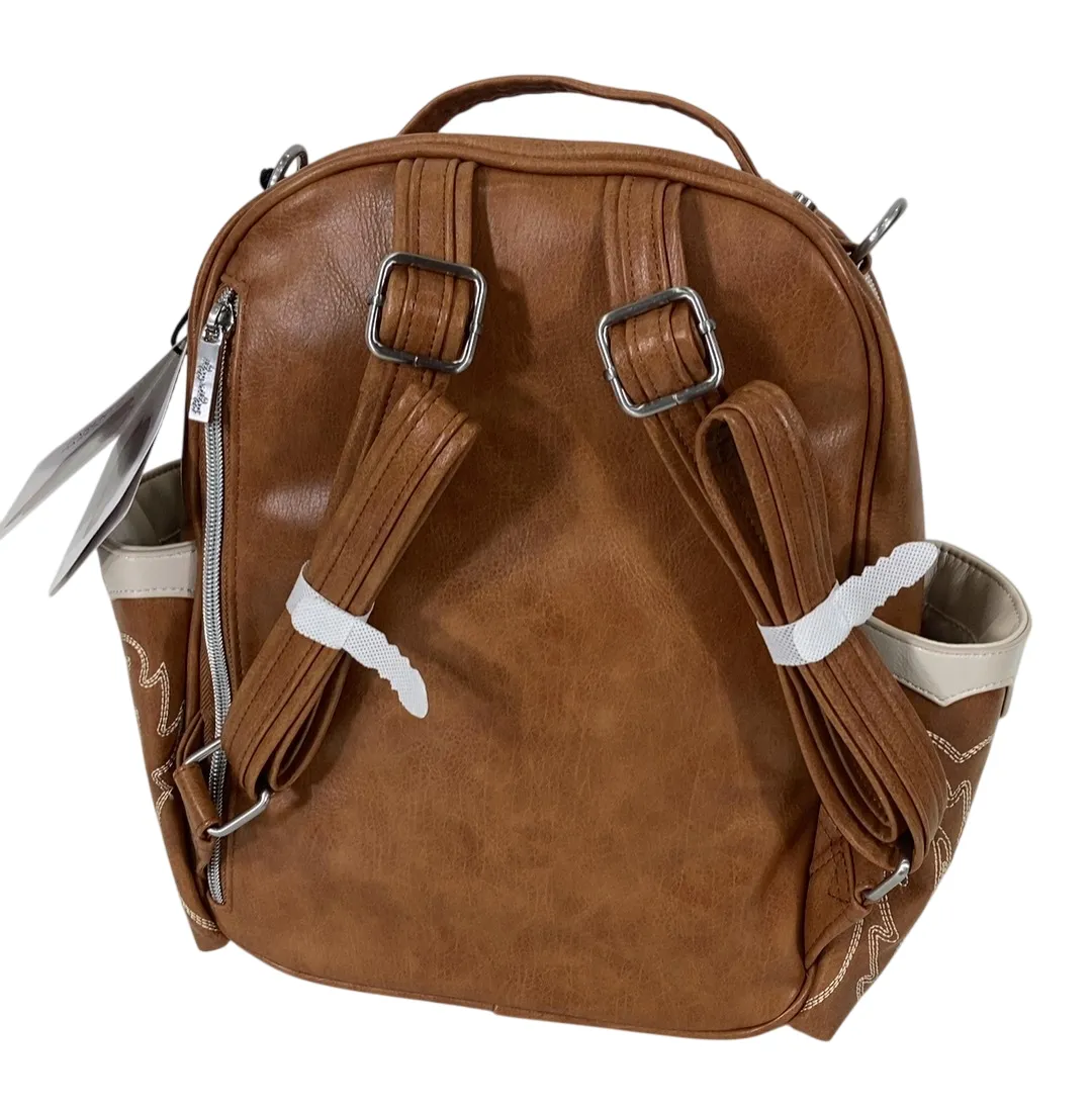 Itzy Ritzy Nash Itzy Mini Plus Diaper Bag, Saddle