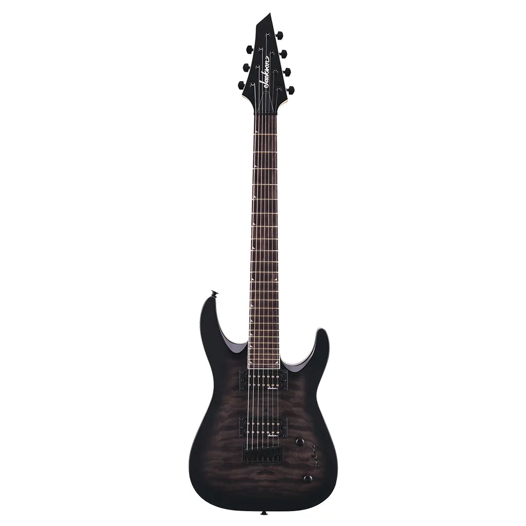 Jackson - JS Series Dinky Arch Top JS22Q-7 DKA HT, Amaranth Fingerboard, Transparent Black Burst | Electric Guitars | 2918804585