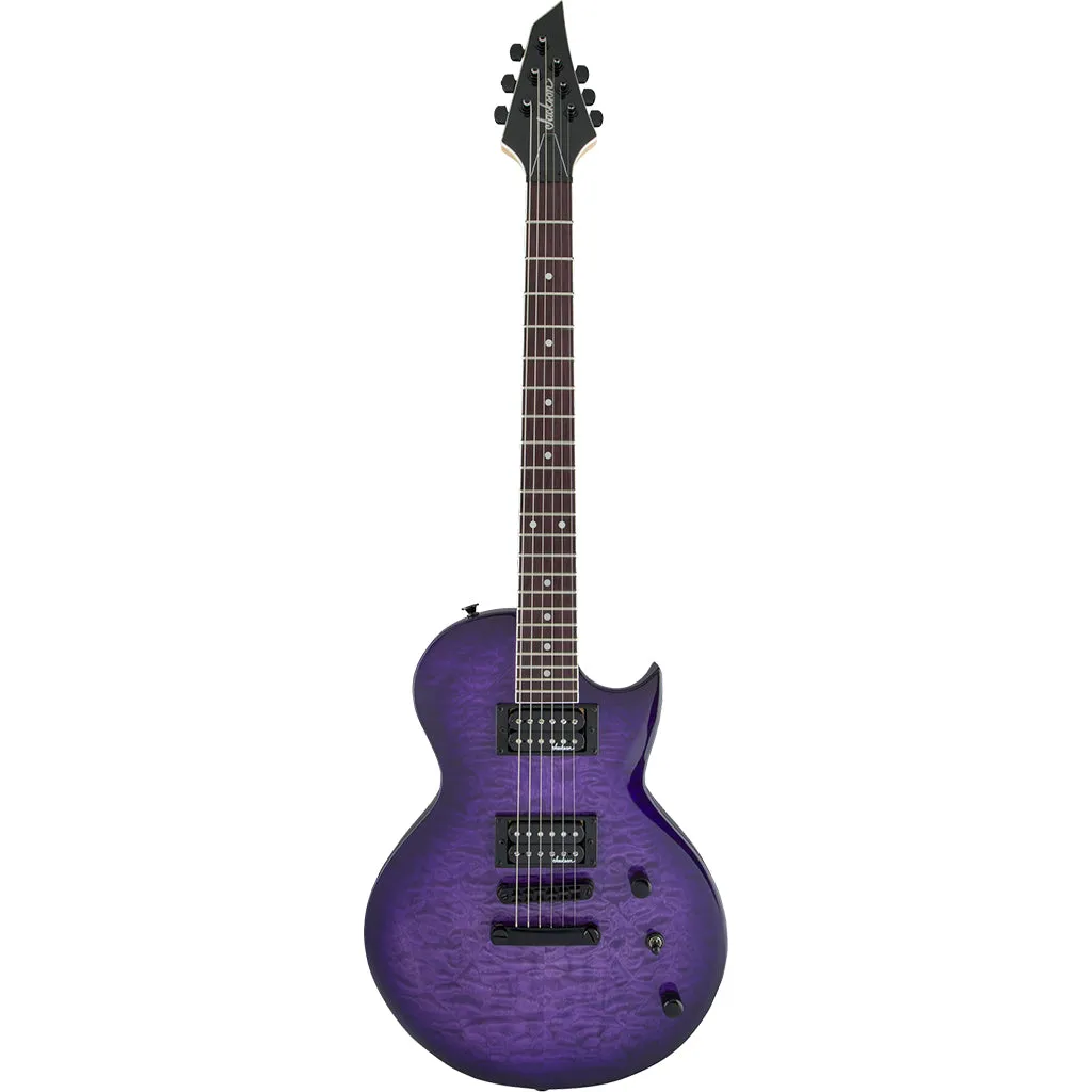 Jackson JS Series Monarkh SC JS22Q - Transparent Purple Burst - Amaranth Fingerboard | Electric Guitars | 2916901592