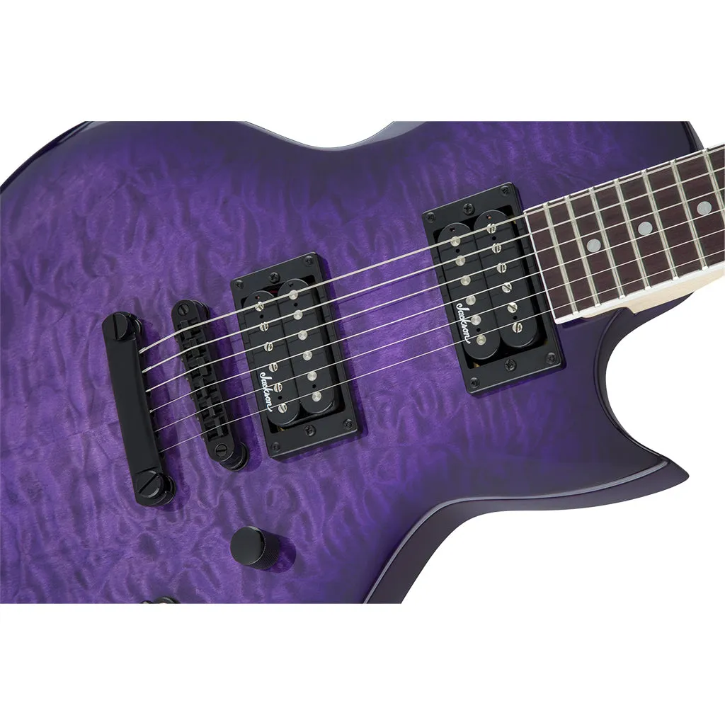Jackson JS Series Monarkh SC JS22Q - Transparent Purple Burst - Amaranth Fingerboard | Electric Guitars | 2916901592