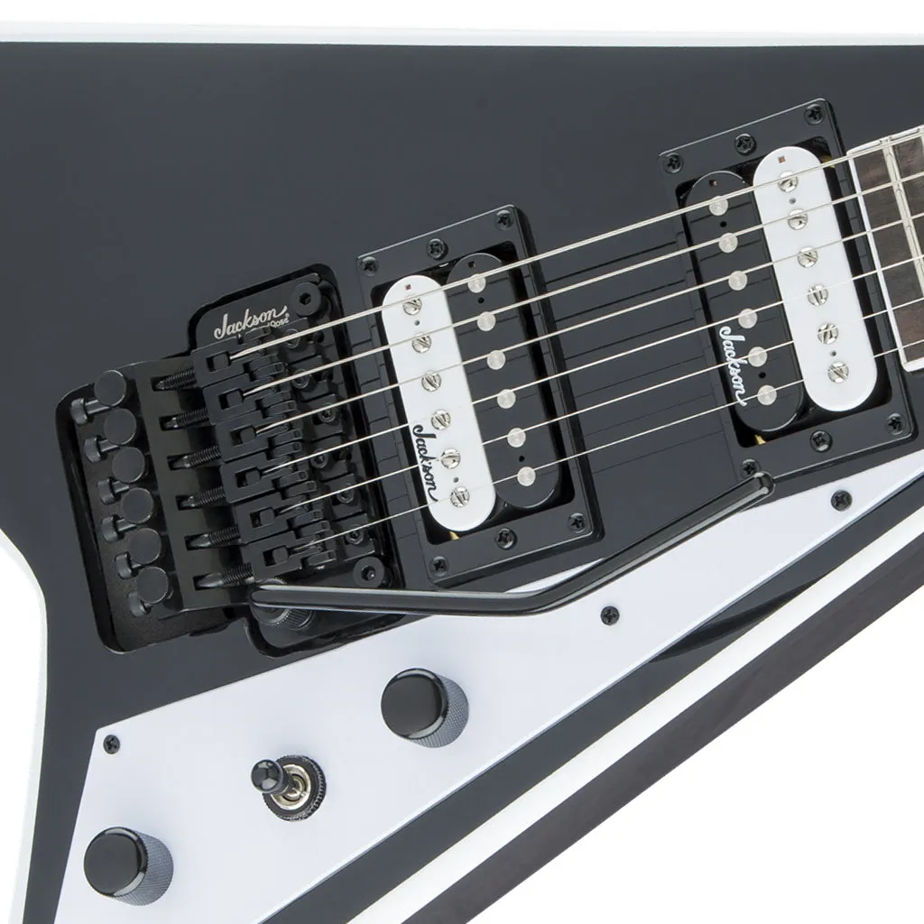 Jackson - JS Series Rhoads JS32, Amaranth Fingerboard, Black with White Bevels | Electric Guitars | 2910137572