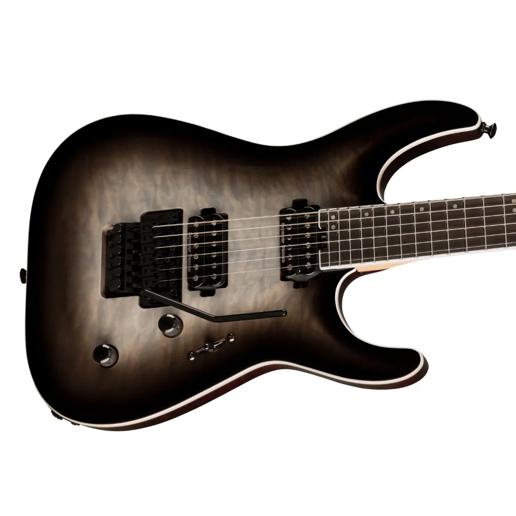 Jackson Pro Plus Series Dinky DKAQ, Ebony Fingerboard, Ghost Burst