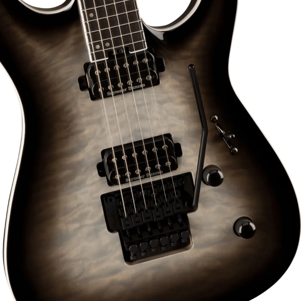 Jackson Pro Plus Series Dinky DKAQ, Ebony Fingerboard, Ghost Burst
