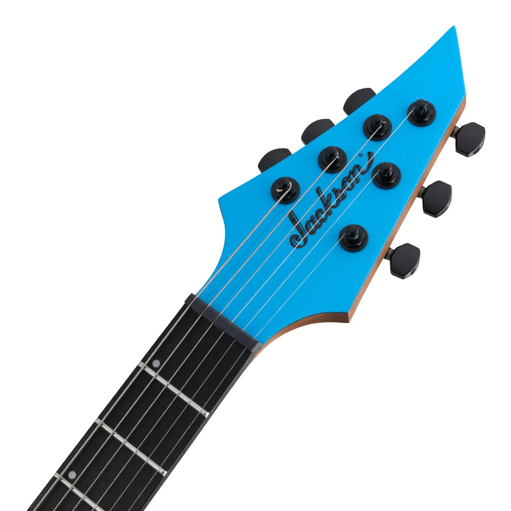 Jackson Pro Plus Series Misha Mansoor Juggernaut ET6 Electric Guitar Ebony Fingerboard Riviera Blue