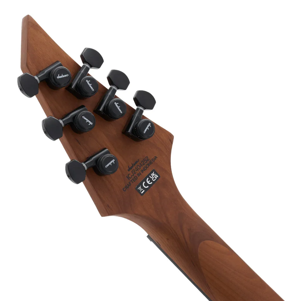 Jackson Pro Plus Series Misha Mansoor Juggernaut ET6 Electric Guitar Ebony Fingerboard Riviera Blue
