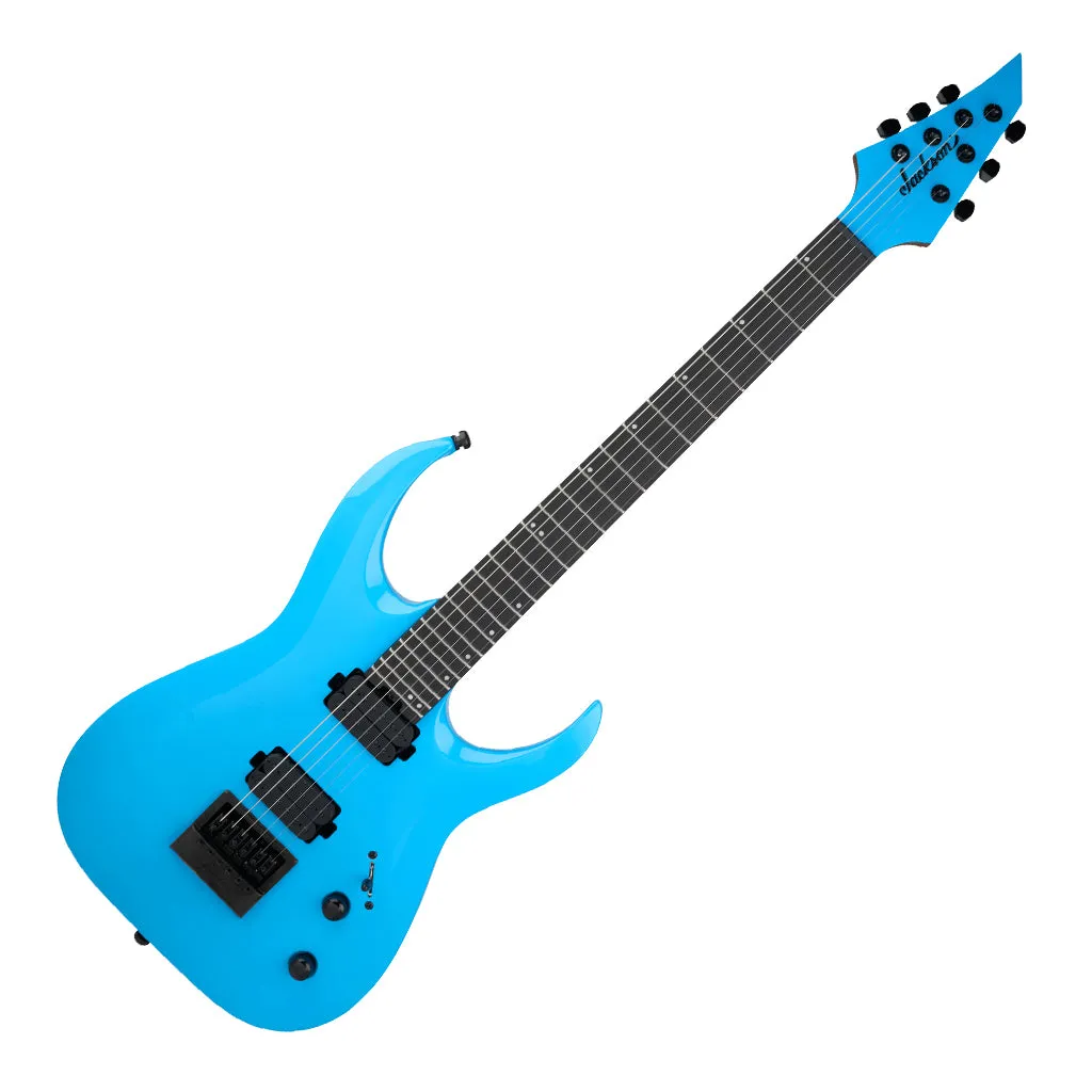 Jackson Pro Plus Series Misha Mansoor Juggernaut ET6 Electric Guitar Ebony Fingerboard Riviera Blue
