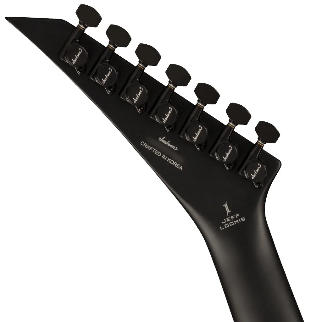 Jackson Pro Series Signature Jeff Loomis Soloist SL7, Ebony Fingerboard, Satin Black | Electric Guitars | 2914237503