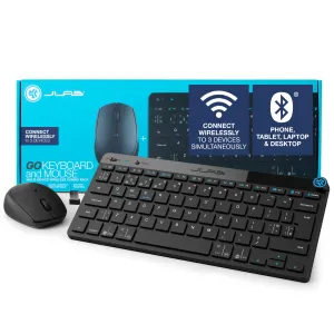 JLab Go Wireless Keyboard and Mouse Bundle - Black