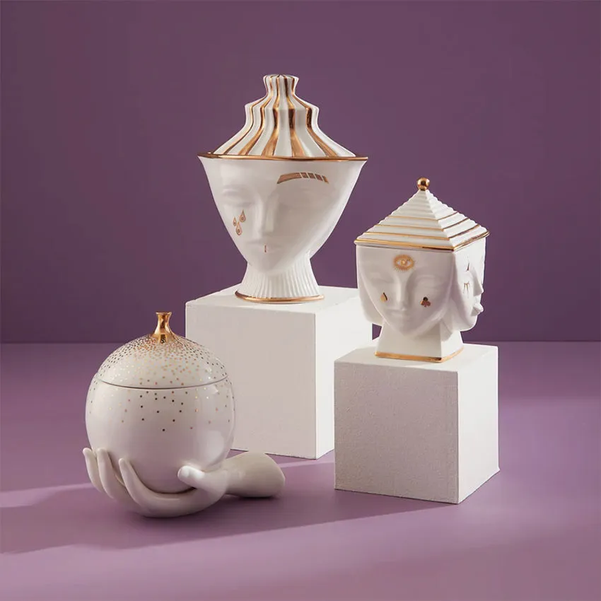 Jonathan Adler | Gilded Eve Box White - Gold