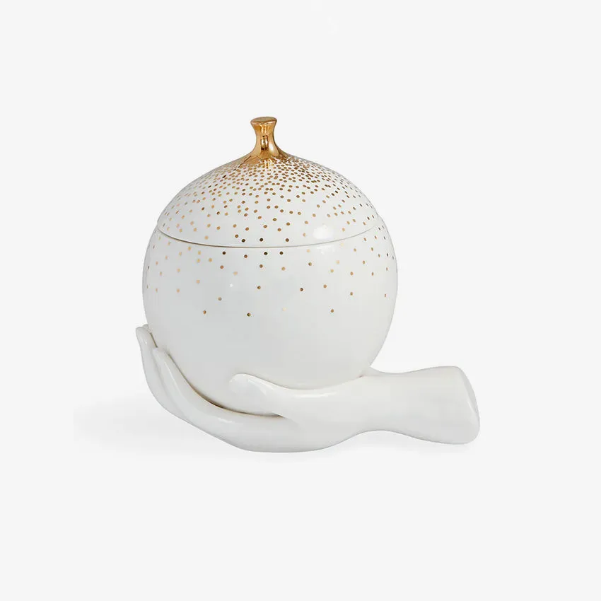 Jonathan Adler | Gilded Eve Box White - Gold