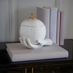Jonathan Adler | Gilded Eve Box White - Gold
