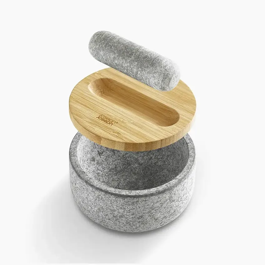 Joseph Joseph | Dash Pestle & Mortar with Bamboo Lid