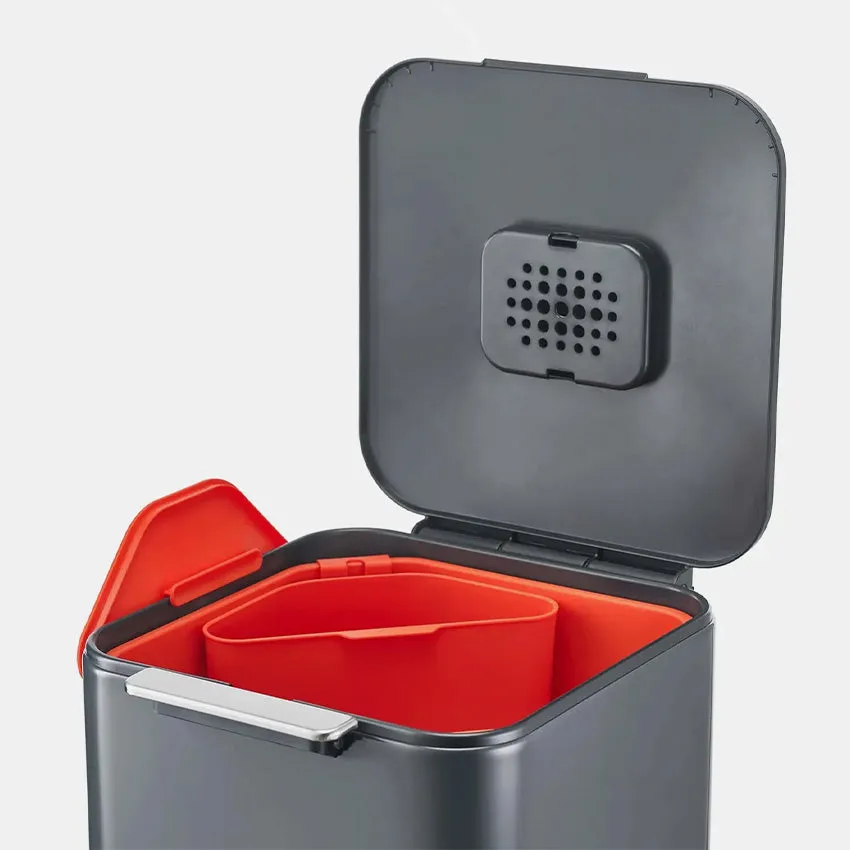 Joseph Joseph | Totem Compact 40L Waste & Recycling Bin