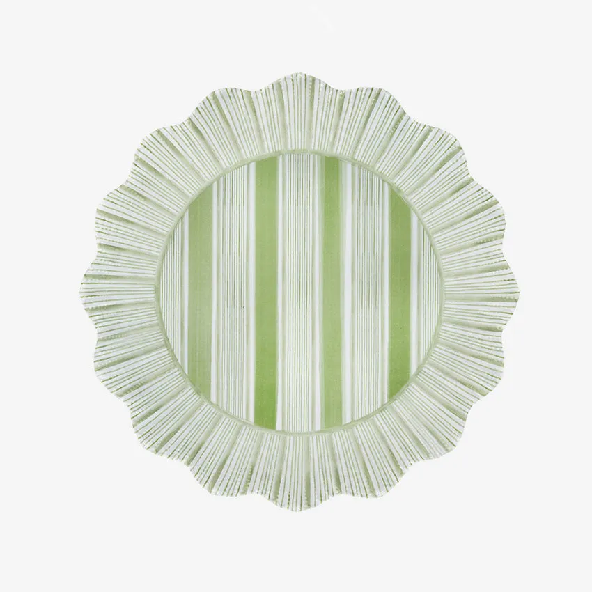 Juliska | Cabana Stripe Melamine Plate - Set of 4