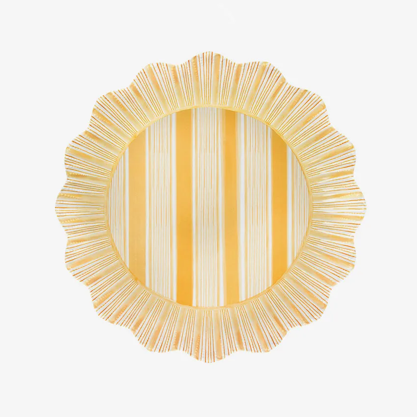 Juliska | Cabana Stripe Melamine Plate - Set of 4
