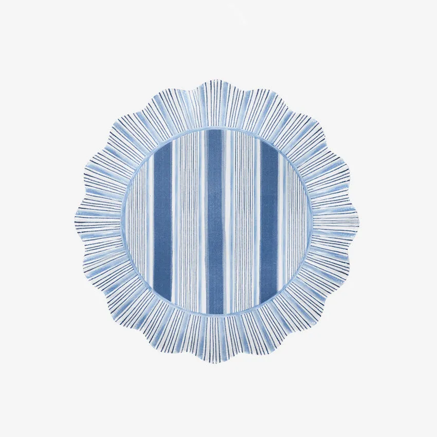 Juliska | Cabana Stripe Melamine Plate - Set of 4