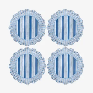 Juliska | Cabana Stripe Melamine Plate - Set of 4