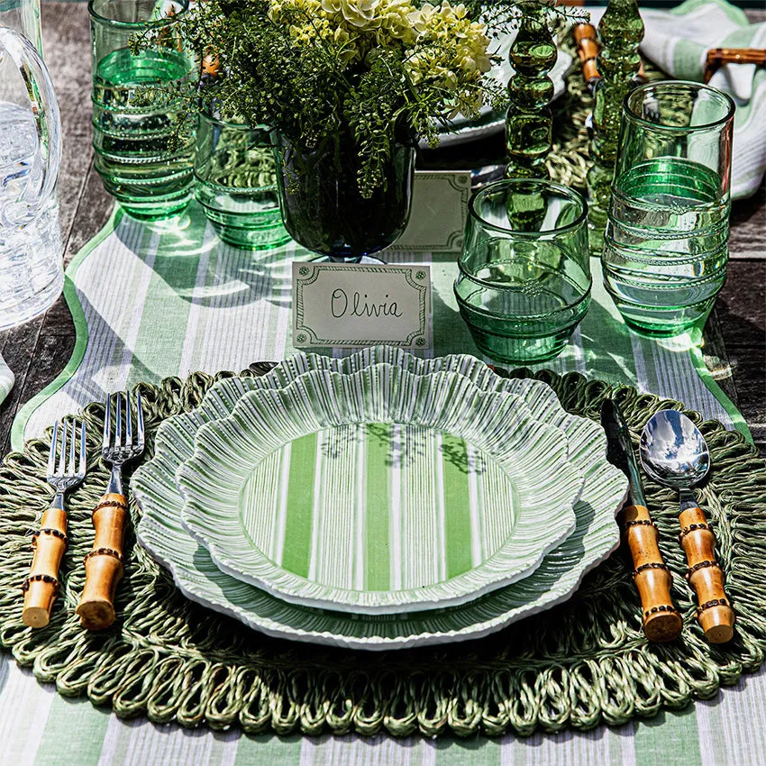 Juliska | Cabana Stripe Melamine Plate - Set of 4