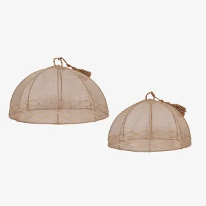 Juliska | Tuileries Garden Mesh Round Food Cover Set of 2 - Natural