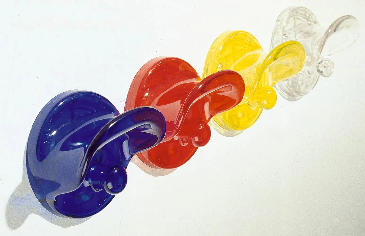 Kartell Set Of 2 Wall Clothes Hook, Cobalt Blue