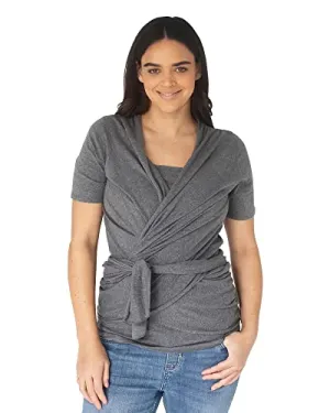 Kindred Bravely Organic Cotton Skin To Skin Wrap, Small, Heather Grey