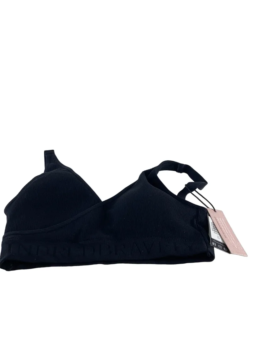 Kindred Bravely Sublime Adjustable Crossover Nursing & Lounge Bra, Medium, Black