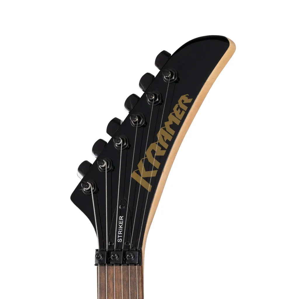 Kramer Striker Figured Stoptail Electric Guitar - Transparent Black