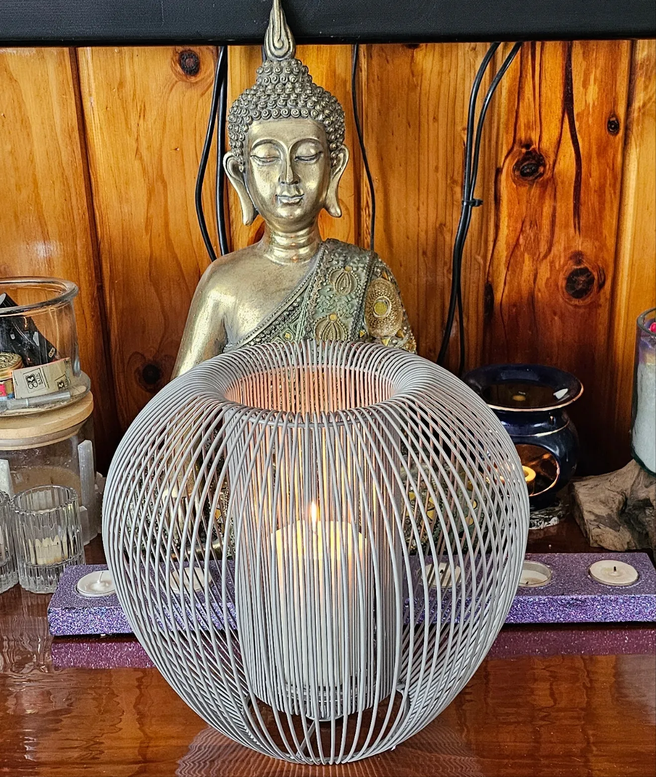 LARGE CANDLE HOLDER