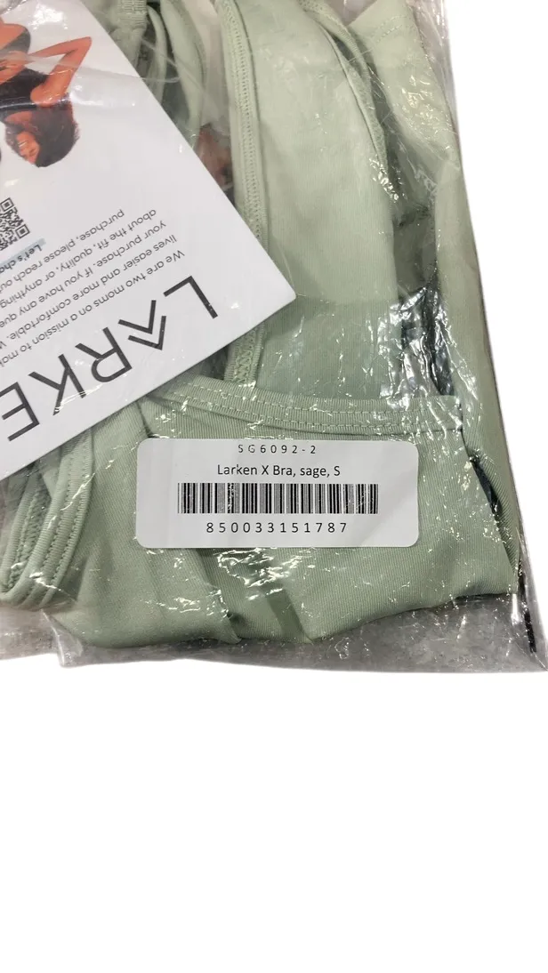Larken The Larken X Nursing Bra, Sage, Small
