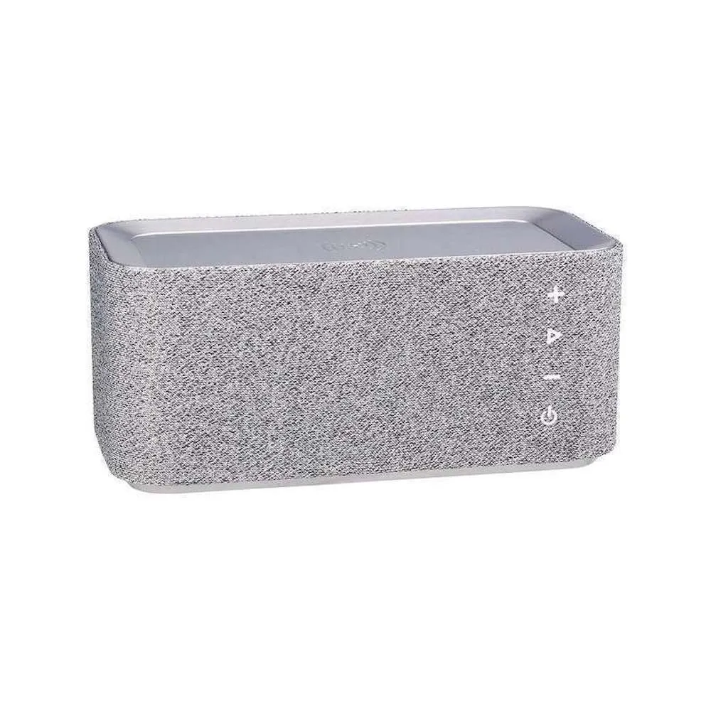 Laser Fabric Bluetooth Speaker Wireless Charger