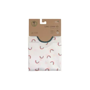 Lassig Long Sleeve Bibs 2pcs - Happy Rascals - Heart Lavender