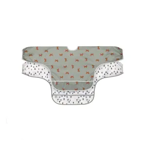 Lassig Long Sleeve Bibs - Little Forest Fox - 2 Pack