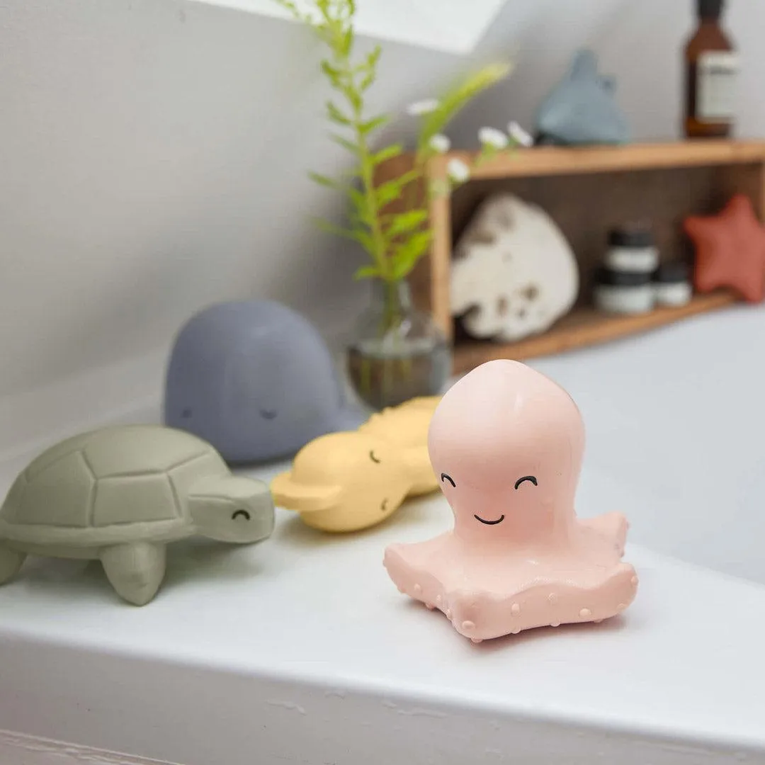 Lassig Natural Rubber Bath Toy - Octopus