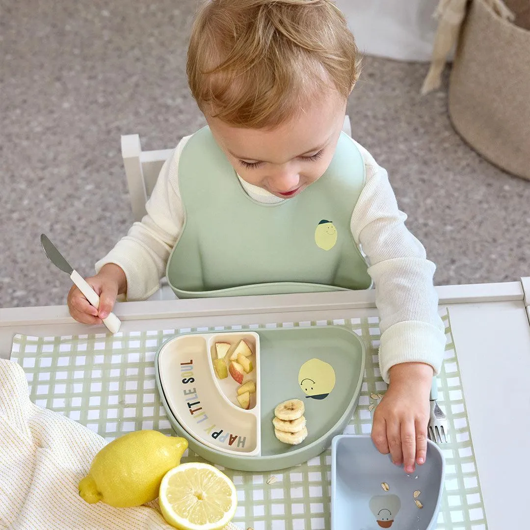 Lassig Silicone Bib - Happy Fruits - Lemon