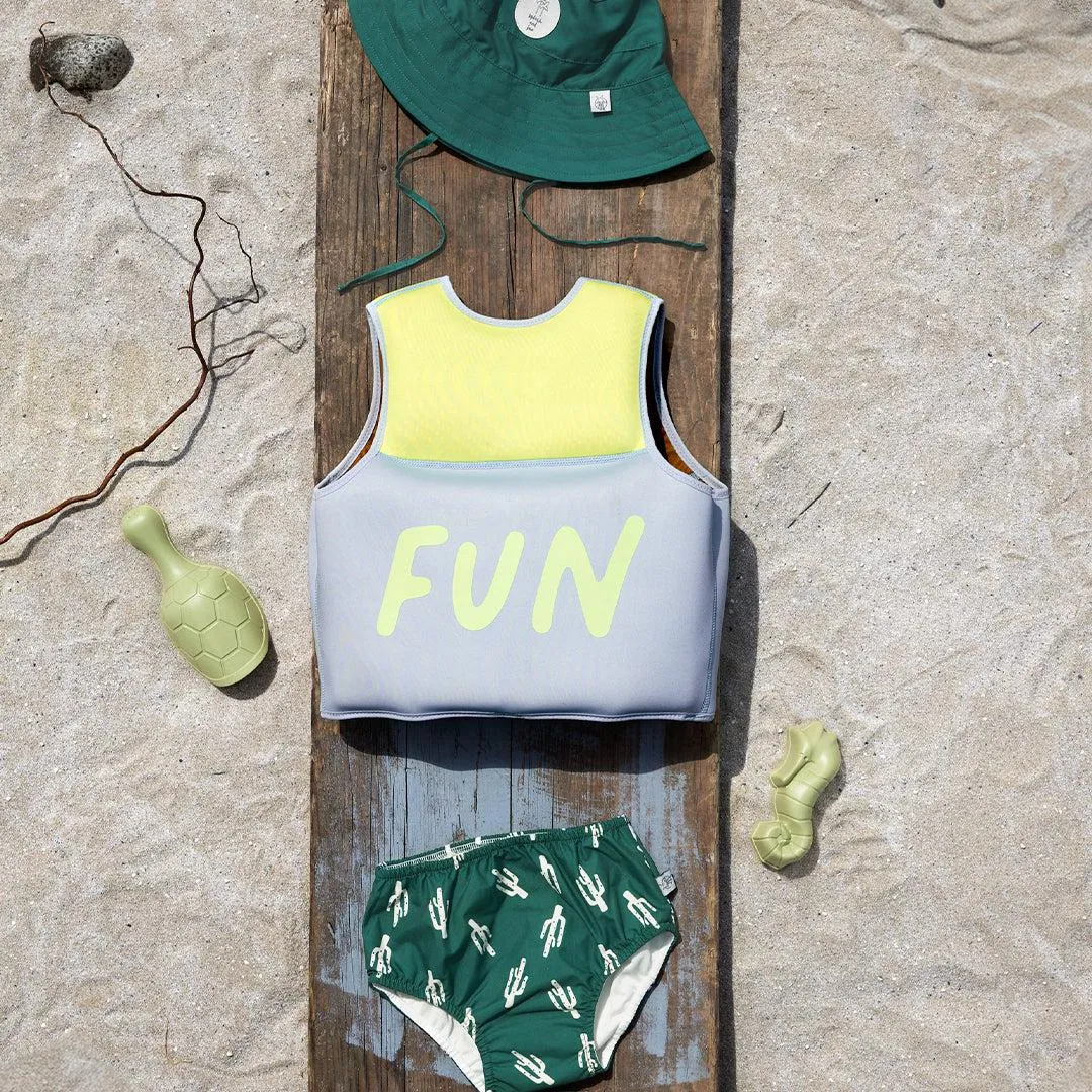 Lassig Swim Vest - Blue/Lime