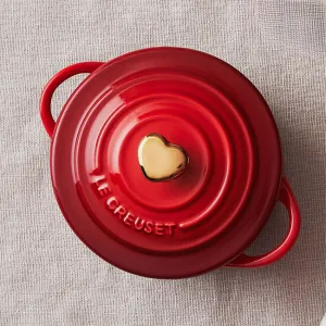 Le Creuset | Mini Round Cocotte With Heart Knob