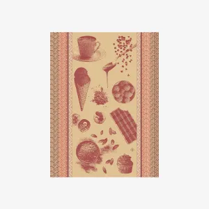 Le Jacquard Franais | Chocolats Recettes Tea Towel