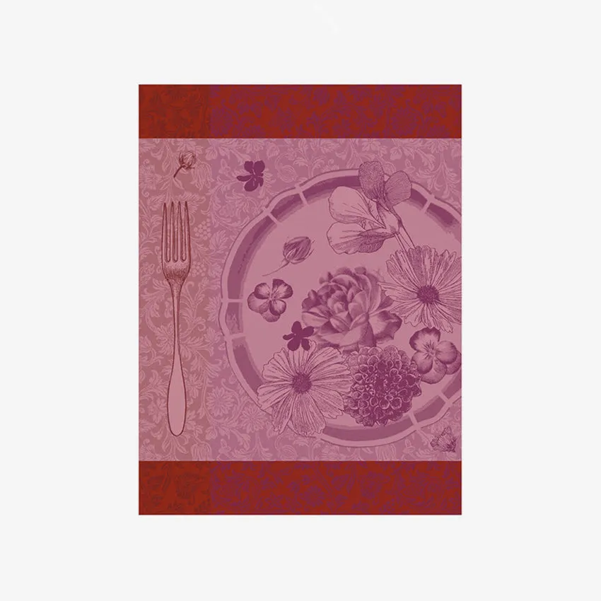 Le Jacquard Franais | Fleurs  Croquer Tea Towel